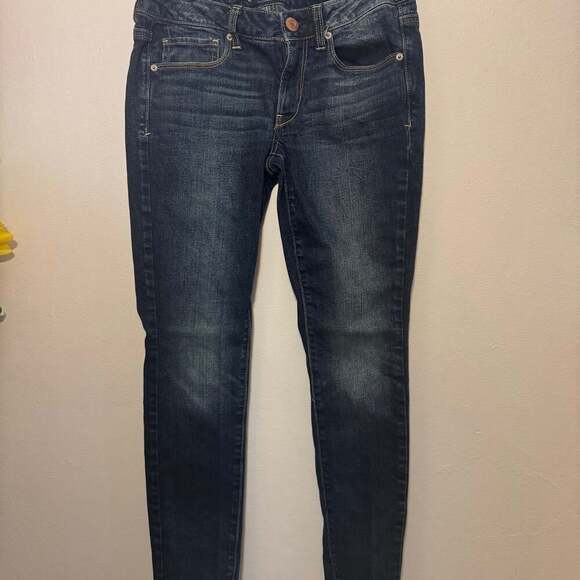 American Eagle Denim - American Eagle Women's Skinny Super Stretch Dark Wash Jeans Size 6